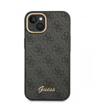 Guess GUHCP14MHG4SHK iPhone 14 Plus 6.7 "black / black hard case 4G Vintage Gold Logo