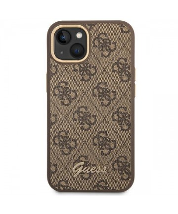 Guess GUHCP14MHG4SHW iPhone 14 Plus 6.7 "brown / brown hard case 4G Vintage Gold Logo