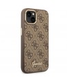 Guess GUHCP14MHG4SHW iPhone 14 Plus 6.7 "brown / brown hard case 4G Vintage Gold Logo