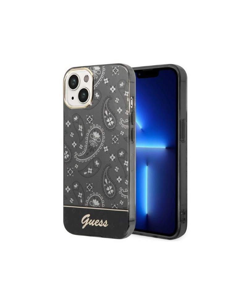 Guess GUHCP14MHGBNHK iPhone 14 Plus 6.7" black/black hardcase Bandana Paisley