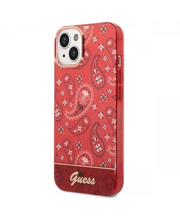 Guess GUHCP14MHGBNHR iPhone 14 Plus 6.7" red/red hardcase Bandana Paisley