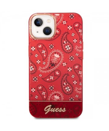 Guess GUHCP14MHGBNHR iPhone 14 Plus 6.7" red/red hardcase Bandana Paisley
