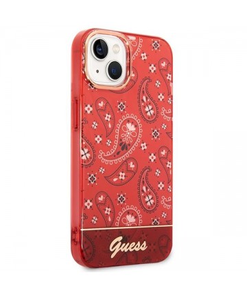 Guess GUHCP14MHGBNHR iPhone 14 Plus 6.7" red/red hardcase Bandana Paisley