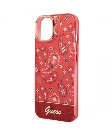 Guess GUHCP14MHGBNHR iPhone 14 Plus 6.7" red/red hardcase Bandana Paisley