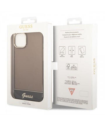Guess GUHCP14MHGCOK iPhone 14 Plus 6.7 "black / black hardcase Translucent