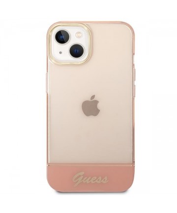Guess GUHCP14MHGCOP iPhone 14 Plus 6.7 "pink / pink hardcase Translucent