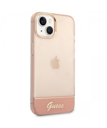 Guess GUHCP14MHGCOP iPhone 14 Plus 6.7 "pink / pink hardcase Translucent