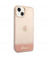 Guess GUHCP14MHGCOP iPhone 14 Plus 6.7 "pink / pink hardcase Translucent
