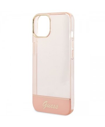 Guess GUHCP14MHGCOP iPhone 14 Plus 6.7 "pink / pink hardcase Translucent