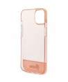 Guess GUHCP14MHGCOP iPhone 14 Plus 6.7 "pink / pink hardcase Translucent