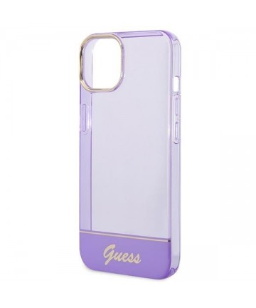 Guess GUHCP14MHGCOU iPhone 14 Plus 6.7 "violet / purple hardcase Translucent