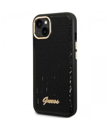 Guess GUHCP14MHGCRHK iPhone 14 Plus 6.7 "black / black hardcase Croco Collection