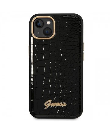 Guess GUHCP14MHGCRHK iPhone 14 Plus 6.7 "black / black hardcase Croco Collection