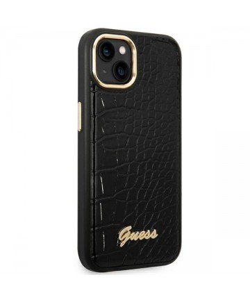 Guess GUHCP14MHGCRHK iPhone 14 Plus 6.7 "black / black hardcase Croco Collection