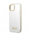 Guess GUHCP14MHGCRHS iPhone 14 Plus 6.7 "silver / silver hardcase Croco Collection