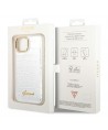 Guess GUHCP14MHGCRHS iPhone 14 Plus 6.7 "silver / silver hardcase Croco Collection