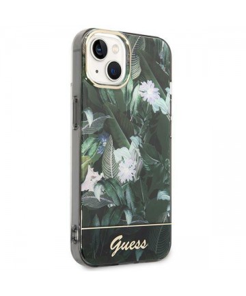 Guess GUHCP14MHGJGHA iPhone 14 Plus 6.7" green/green hardcase Jungle Collection