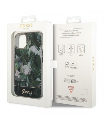 Guess GUHCP14MHGJGHA iPhone 14 Plus 6.7" green/green hardcase Jungle Collection