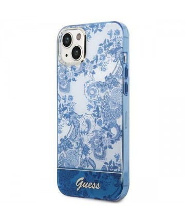 Guess GUHCP14MHGPLHB iPhone 14 Plus 6.7" blue/blue hardcase Porcelain Collection