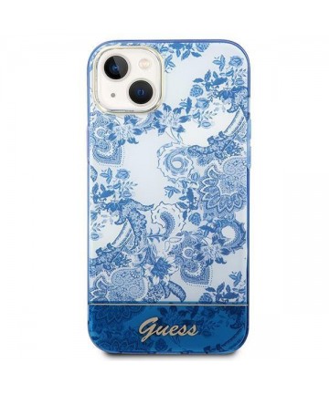 Guess GUHCP14MHGPLHB iPhone 14 Plus 6.7" blue/blue hardcase Porcelain Collection