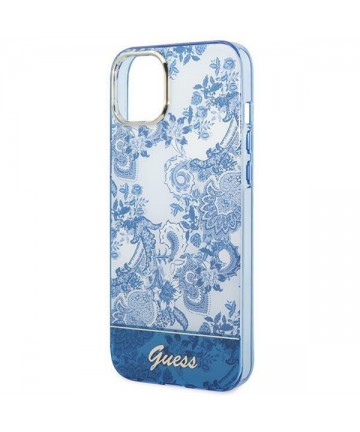 Guess GUHCP14MHGPLHB iPhone 14 Plus 6.7" blue/blue hardcase Porcelain Collection