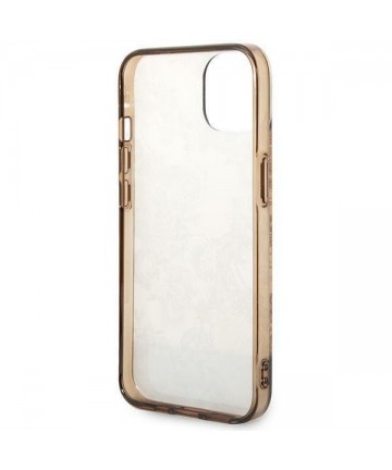 Guess GUHCP14MHGPLHC iPhone 14 Plus 6.7" ocher hardcase Porcelain Collection