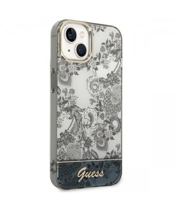 Guess GUHCP14MHGPLHG iPhone 14 Plus 6.7 "gray / gray hardcase Porcelain Collection