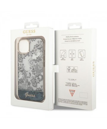Guess GUHCP14MHGPLHG iPhone 14 Plus 6.7 "gray / gray hardcase Porcelain Collection