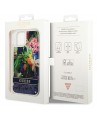 Guess GUHCP14MLFLSB iPhone 14 Plus 6.7 "blue / blue hardcase Flower Liquid Glitter
