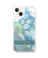 Guess GUHCP14MLFLSN iPhone 14 Plus 6.7 "green / green hardcase Flower Liquid Glitter