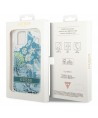 Guess GUHCP14MLFLSN iPhone 14 Plus 6.7 "green / green hardcase Flower Liquid Glitter