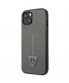 Guess GUHCP14MPSATLG iPhone 14 Plus 6.7 "silver / silver hardcase SaffianoTriangle Logo