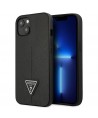 Guess GUHCP14MPSATLK iPhone 14 Plus 6,7 "black / black hardcase SaffianoTriangle Logo