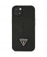 Guess GUHCP14MPSATLK iPhone 14 Plus 6,7 "black / black hardcase SaffianoTriangle Logo