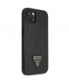 Guess GUHCP14MPSATLK iPhone 14 Plus 6,7 "black / black hardcase SaffianoTriangle Logo