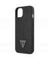 Guess GUHCP14MPSATLK iPhone 14 Plus 6,7 "black / black hardcase SaffianoTriangle Logo