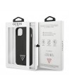 Guess GUHCP14MPSATLK iPhone 14 Plus 6,7 "black / black hardcase SaffianoTriangle Logo
