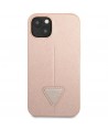 Guess GUHCP14MPSATLP iPhone 14 Plus 6,7 "pink / pink hardcase SaffianoTriangle Logo