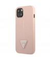 Guess GUHCP14MPSATLP iPhone 14 Plus 6,7 "pink / pink hardcase SaffianoTriangle Logo