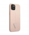 Guess GUHCP14MPSATLP iPhone 14 Plus 6,7 "pink / pink hardcase SaffianoTriangle Logo