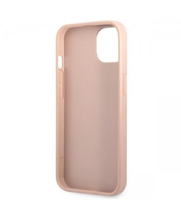 Guess GUHCP14MPSATLP iPhone 14 Plus 6,7 "pink / pink hardcase SaffianoTriangle Logo