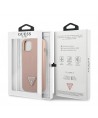 Guess GUHCP14MPSATLP iPhone 14 Plus 6,7 "pink / pink hardcase SaffianoTriangle Logo