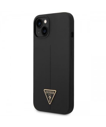 Guess GUHCP14MSLTGK iPhone 14 Plus 6.7" black/black hardcase Silicone Triangle