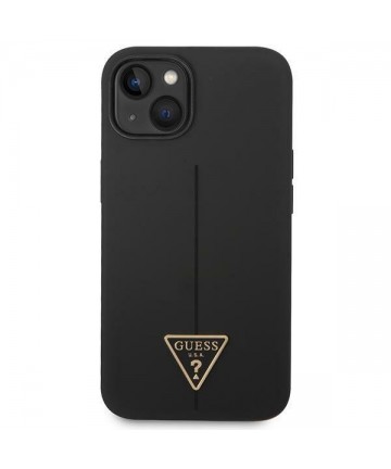Guess GUHCP14MSLTGK iPhone 14 Plus 6.7" black/black hardcase Silicone Triangle