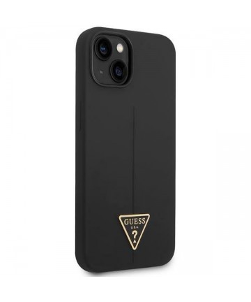 Guess GUHCP14MSLTGK iPhone 14 Plus 6.7" black/black hardcase Silicone Triangle