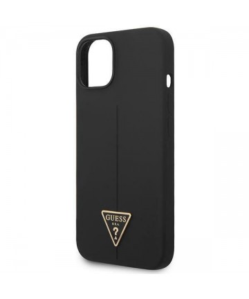 Guess GUHCP14MSLTGK iPhone 14 Plus 6.7" black/black hardcase Silicone Triangle
