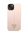 Guess GUHCP14MSLTGP iPhone 14 Plus 6.7" pink/pink hardcase Silicone Triangle