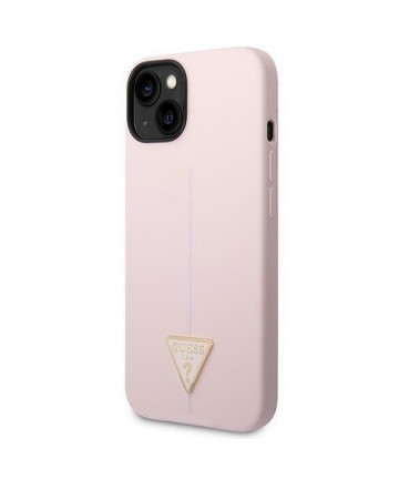 Guess GUHCP14MSLTGU iPhone 14 Plus 6.7 "purple / purple hardcase Silicone Triangle