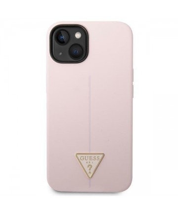 Guess GUHCP14MSLTGU iPhone 14 Plus 6.7 "purple / purple hardcase Silicone Triangle
