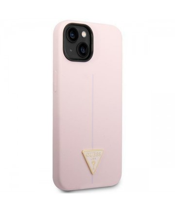 Guess GUHCP14MSLTGU iPhone 14 Plus 6.7 "purple / purple hardcase Silicone Triangle